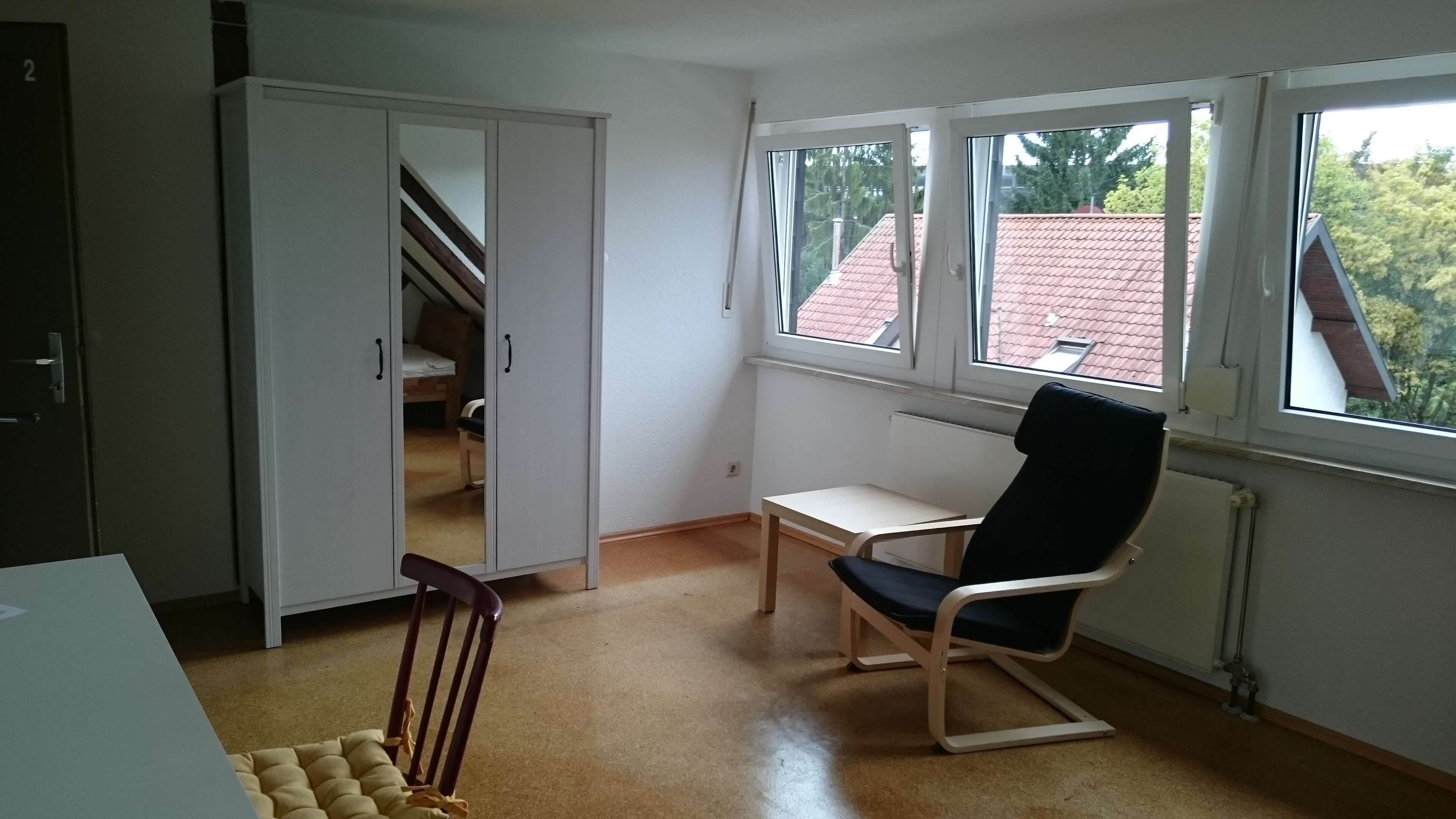 Zimmer 2 Dachgeschoss Neckarsulm Dachgeschoss WG Neckarsulm Zimmer 2