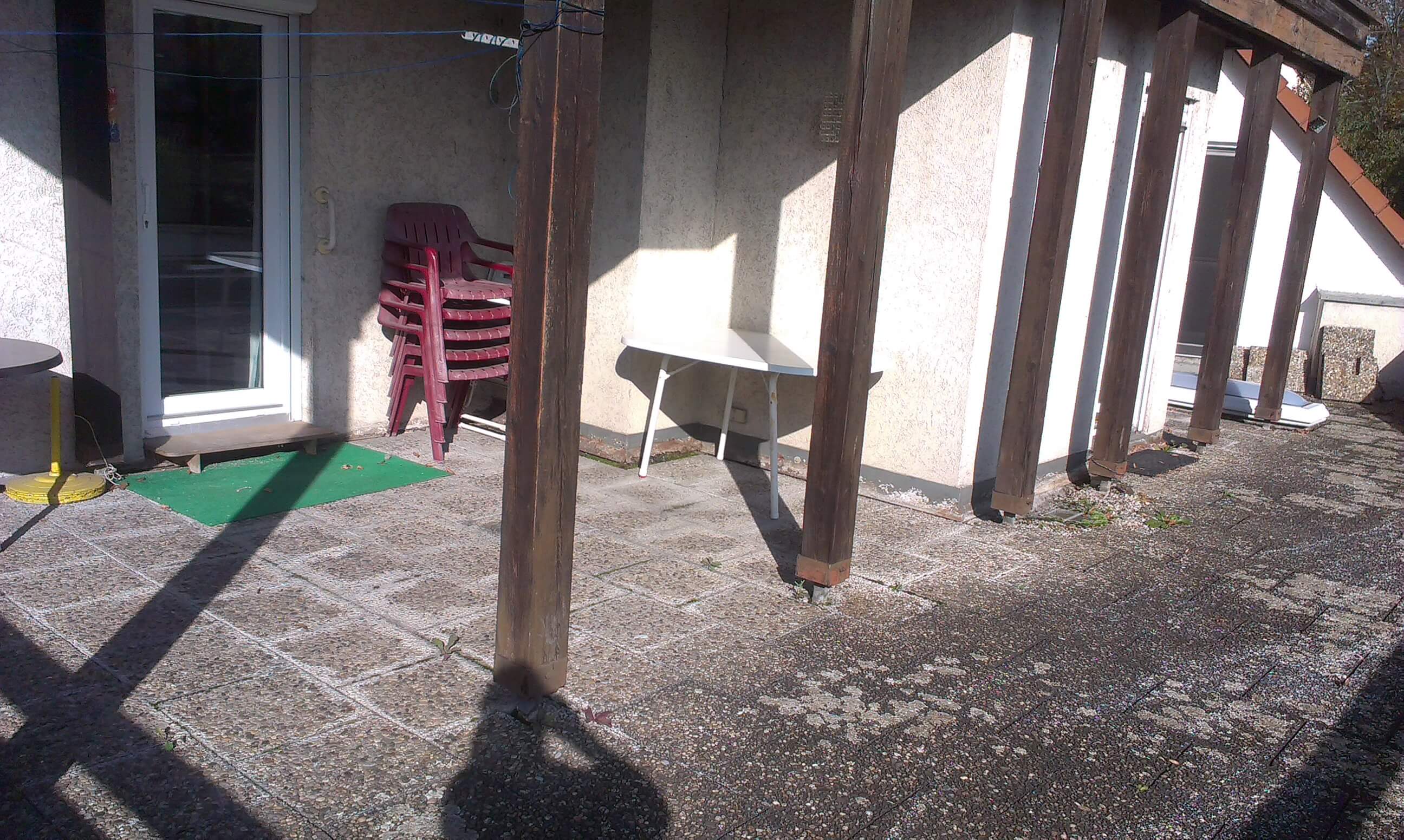 Balkon Obergeschoss Zimmer Neckarsulm großer Balkon im Obergeschoss Zimmer Neckarsulm